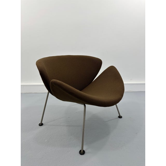 Mid-Century Modern Orange Slice Chair attributed to Pierre Paulin for Artifort, 1960s For Sale - Image 3 of 12