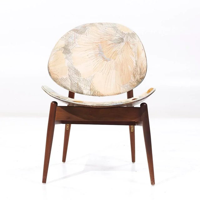 Mid 20th Century Seymour James Weiner for Kodawood Mid Century Clam Shell Chairs - Pair For Sale - Image 5 of 12