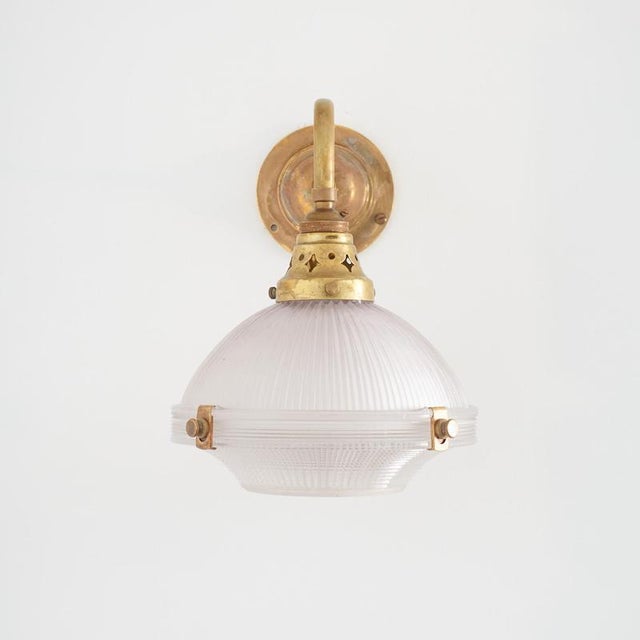 Vintage Church Brass Wall Light, 1920s For Sale - Image 4 of 9