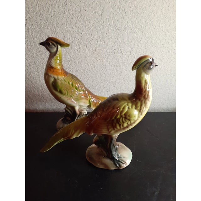 1960s Stewart B McCulloch California Pottery Pheasant Figurine For Sale In Dallas - Image 6 of 6