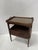 Mahogany Serving Table with Marquetry Net Decoration For Sale - Image 6 of 11
