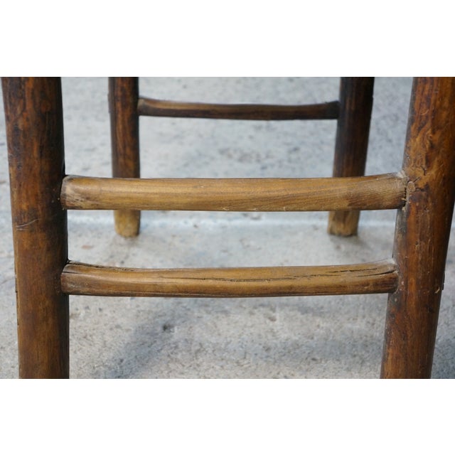 Mid-20th C. Chinese Ming Style Sculptural Elm Altar Wine Table Hall Console 39" For Sale - Image 16 of 18