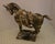 Metal Antique Ming Heavy Iron War Horse. For Sale - Image 7 of 9