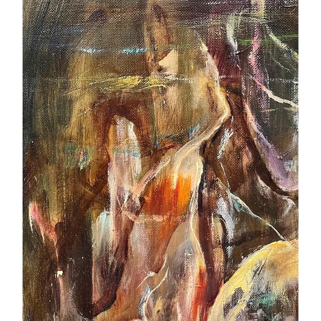 Vivaldo Martini, Abstract Composition No. 5, Oil on Canvas For Sale - Image 4 of 12