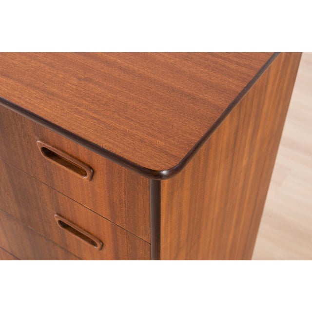 Scandinavian Teak Chest of Drawers, 1960s For Sale - Image 6 of 9