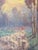 Alice Blair Pollard Antique Oil Painting Early California Pastoral Sunset With Sheep For Sale - Image 4 of 15