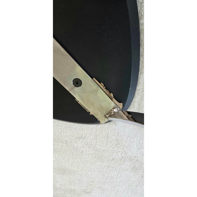 Wood Carlo Malnati Post-Modern Italian Inlay Marquetry Side Nesting Table Oval 80s or 90s For Sale - Image 7 of 8