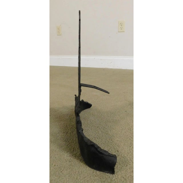 1990s Vintage Ornamental Iron Light House For Sale - Image 5 of 13