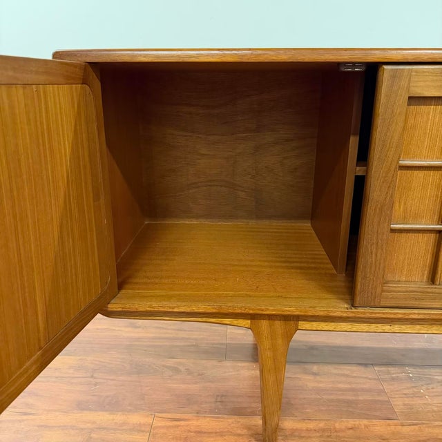 A. Younger Ltd. Lattice Doors Teak Sideboard For Sale - Image 9 of 13