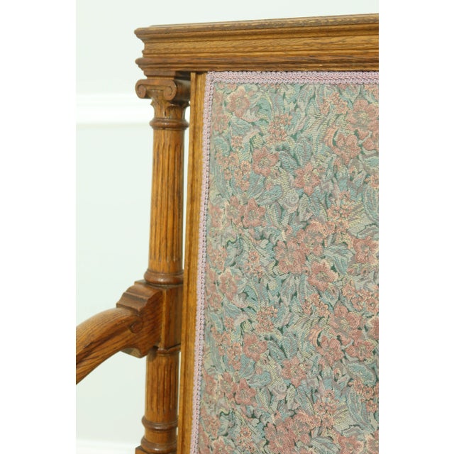 R. J. Horner & Co. Set of 6 Rj Horner Antique Oak Dining Room Chairs For Sale - Image 4 of 12