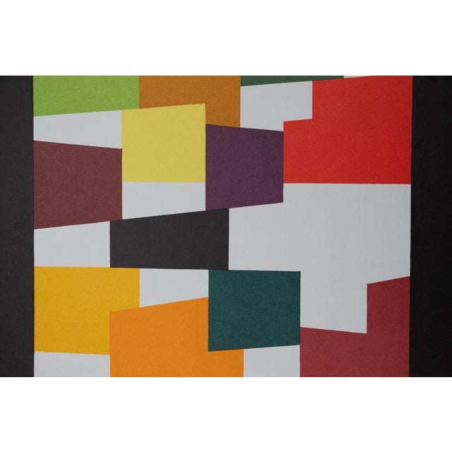 Yaacov Agam, Composition géométrique, Lithograph For Sale - Image 3 of 6