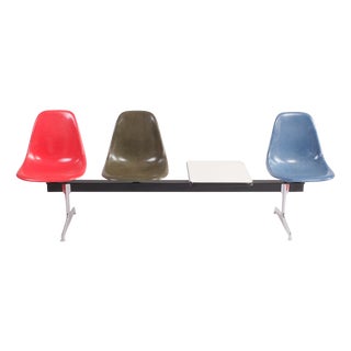 Vintage Tandem Seating Group by Charles and Ray Eames, 1970s For Sale