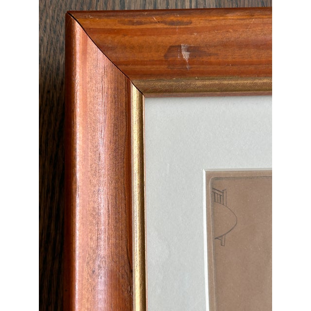 Fred Becker Wpa Art Project Original Signed Etching For Sale - Image 9 of 10