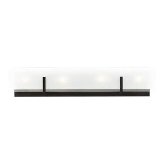 Sean Lavin By Visual Comfort Studio Syll 4-Light Bath Fixture in Midnight Black For Sale