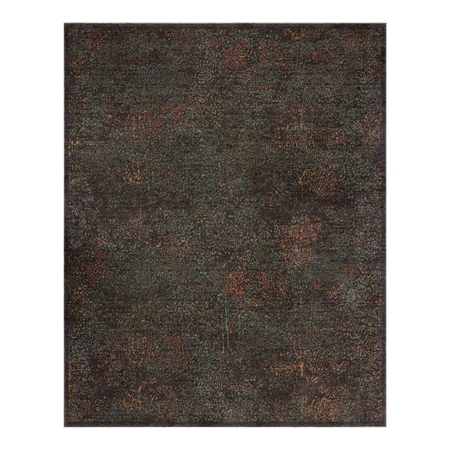 Loloi Winchester Ink / Forest 3'-6" x 10' Runner Rug For Sale