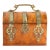 Antique English Burlwood Box W/ Brass Mounts For Sale
