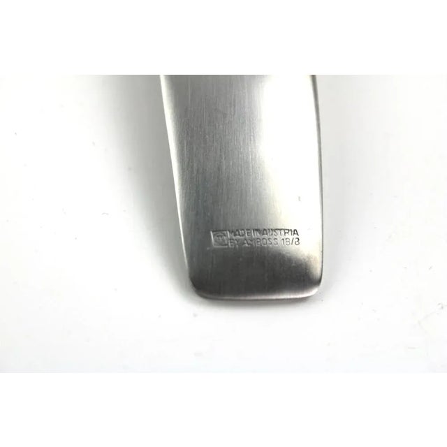 Silver Model Danube 7000 Tranchier Cutlery by Janos Megyik for Amboss, 1970s, Set of 2 For Sale - Image 8 of 11