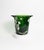 Vintage French Perrier-Jouët Style Green Glass Anemone Champagne Bucket For Sale - Image 4 of 11