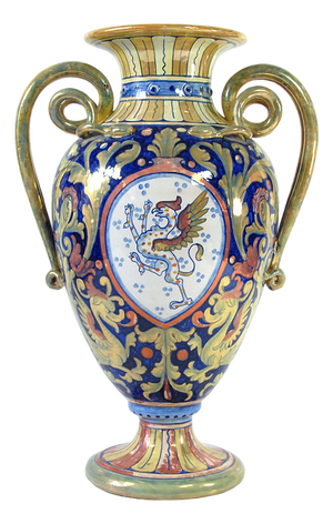 Italian Lustre Glaze Vase by Alberto Rubboli, 1930s