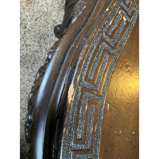 Late 19th Century Late 19th Century Antique Hand Carved Chair For Sale - Image 5 of 17