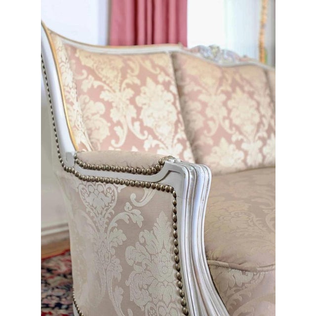 Wood Louis XV Rococo Sofa Set, Set of 3 For Sale - Image 7 of 11