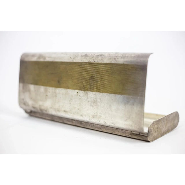 Pen Holder in Silvered Metal, 1920s For Sale - Image 4 of 6