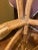 Late 20th Century Vintage Italian Rattan and Wicker Fan Back Chair For Sale - Image 4 of 5