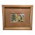 1990s Miniature Painting Beautifully Framed by Jan Butterfield. For Sale
