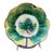 Majolica Antique 19th Century Grape Leaf Plate For Sale