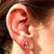2010s Natural Aquamarine Diamond Earrings 14k Y Gold 1.85 TCW Certified For Sale - Image 5 of 13