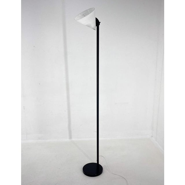 Italian Murano Glass and Metal Floor Lamp, 1970s For Sale - Image 11 of 14