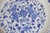 A mid 19th century Chinese porcelain charger in a beautiful blue floral pattern. This piece is in very good overall...
