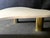 White Wood Cloud Style Coffee Table with Three Brass Feet from Justfurnituress SRL For Sale - Image 6 of 9