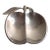 Vintage Silverplated Apple Shaped Divided Bowl, Made in India For Sale