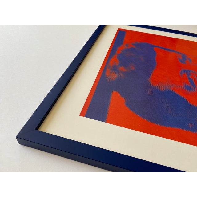 2000 - 2009 Andy Warhol Foundation Vintage Offset Lithograph Print Framed JFK Pop Art Poster " Flash-November 22, 1963 From the Flash Portfolio " 1968 For Sale - Image 5 of 18