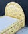 Yellow Vintage 1960s Floral Upholstered Twin Bed, Hollywood Regency Style For Sale - Image 8 of 15