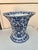 Modern Vintage Blue and White Asian Style Vase For Sale - Image 3 of 7