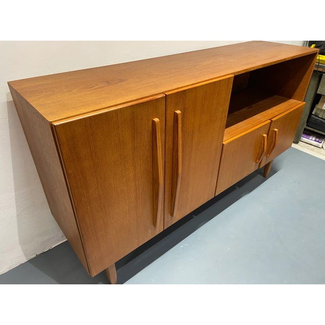 Mid-Century Modern Mid-Century Modern Teak Highboard, 1970s For Sale - Image 3 of 13