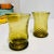 Traditional Antique Handblown Twisted Art Glass Tumblers- Set of 2 For Sale - Image 3 of 8