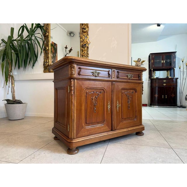Pipe Baroque Sideboard/Chest of Drawers Dimensions: Height x Width x Depth 83.50 x 110 x 56 cm Original, very well-...