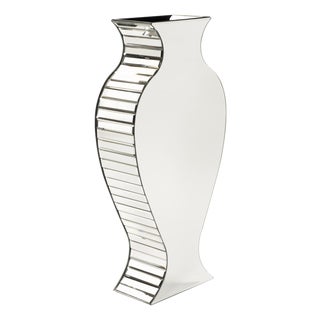 Rounded Mirrored Vase - Tall For Sale