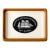 Texas Galveston Historical Foundation Ship Elissa Vintage Travel Patch Wood Framed For Sale