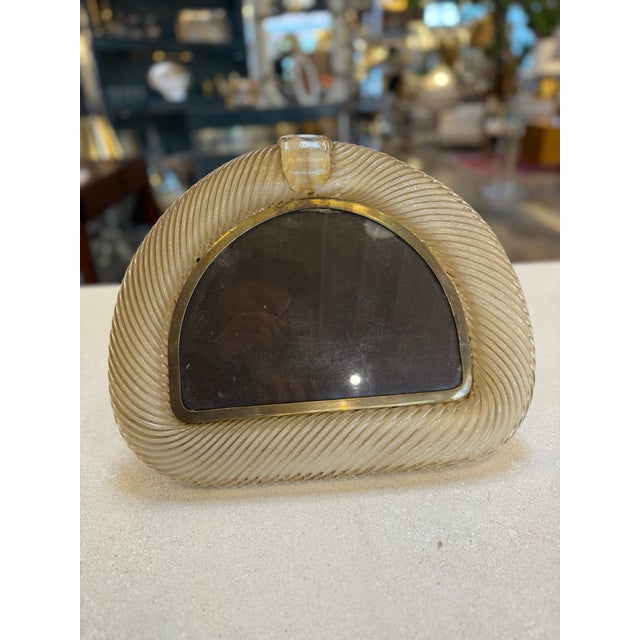 1970s Murano Glass Photo Frame by Tommaso Barbi,1970s For Sale - Image 5 of 7