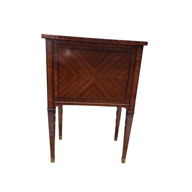 Antique French Louis XVI Style Marquetry Faux-Book Facade Cabinet With Pull-Out Sides, Late 19th Century For Sale - Image 12 of 12