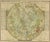 Antique Chart of the Passage of Comets in the Southern Sky, 1740 For Sale