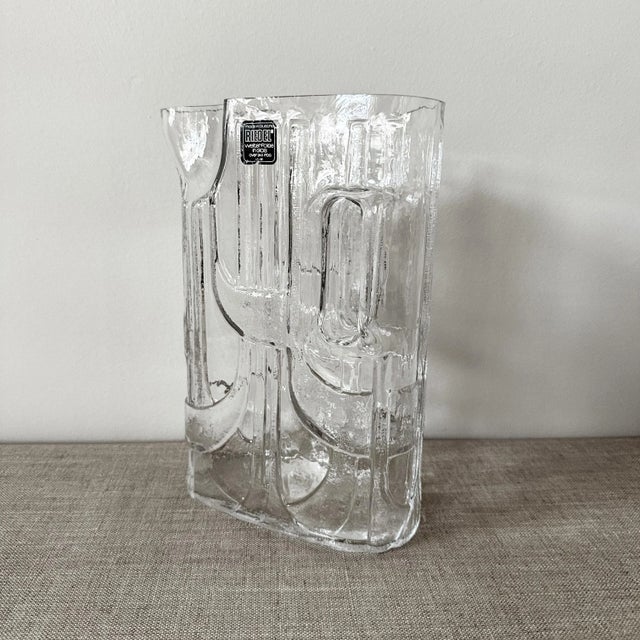 Modern Vintage Crystal Bottle from Riedel For Sale - Image 3 of 8