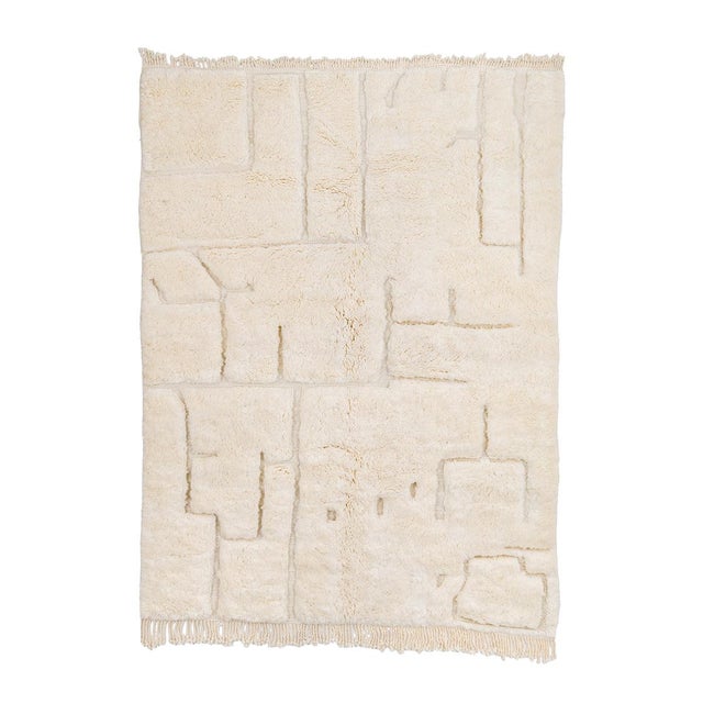 Hand-Knotted Wool Rug by Azele Studio For Sale - Image 11 of 11