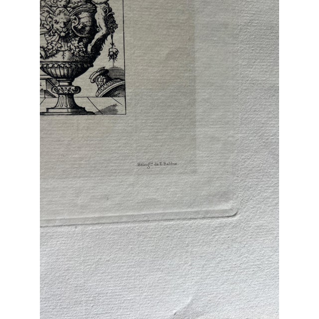 19th Century French Heliogravure Print of Two Vases by Edouard Baldus For Sale - Image 4 of 5