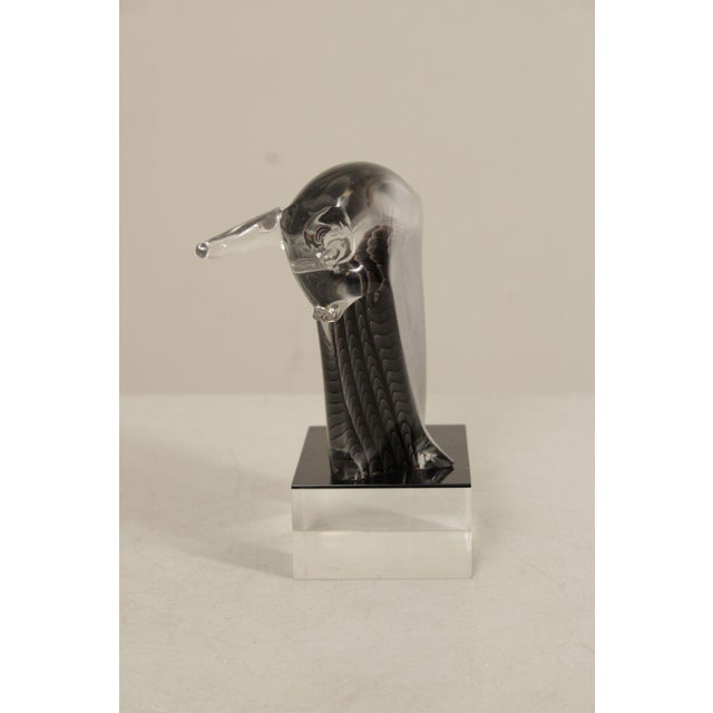 Late 20th Century F.M. Konstglas Glass Bull Sculpture For Sale - Image 5 of 18