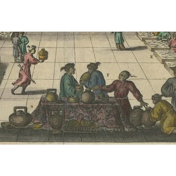 17th Century Royal Banquet for Dutch Embassy in China, 1670, Paper For Sale - Image 5 of 7